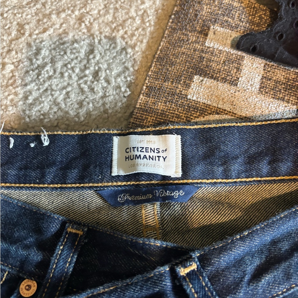 Citizens of Humanity Miro Jeans Dark rinse in Amherst - Barrel fit. Sz 27 - Picture 7 of 10